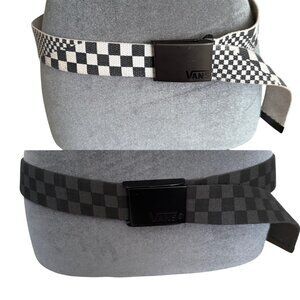 Vans Reversible Checkered Belts Set of 2